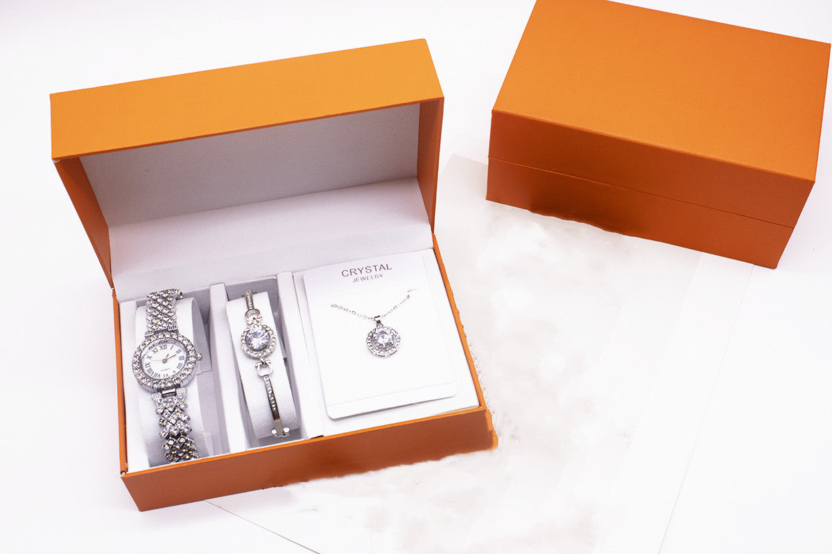 Watch Set With Bracelet And Necklace