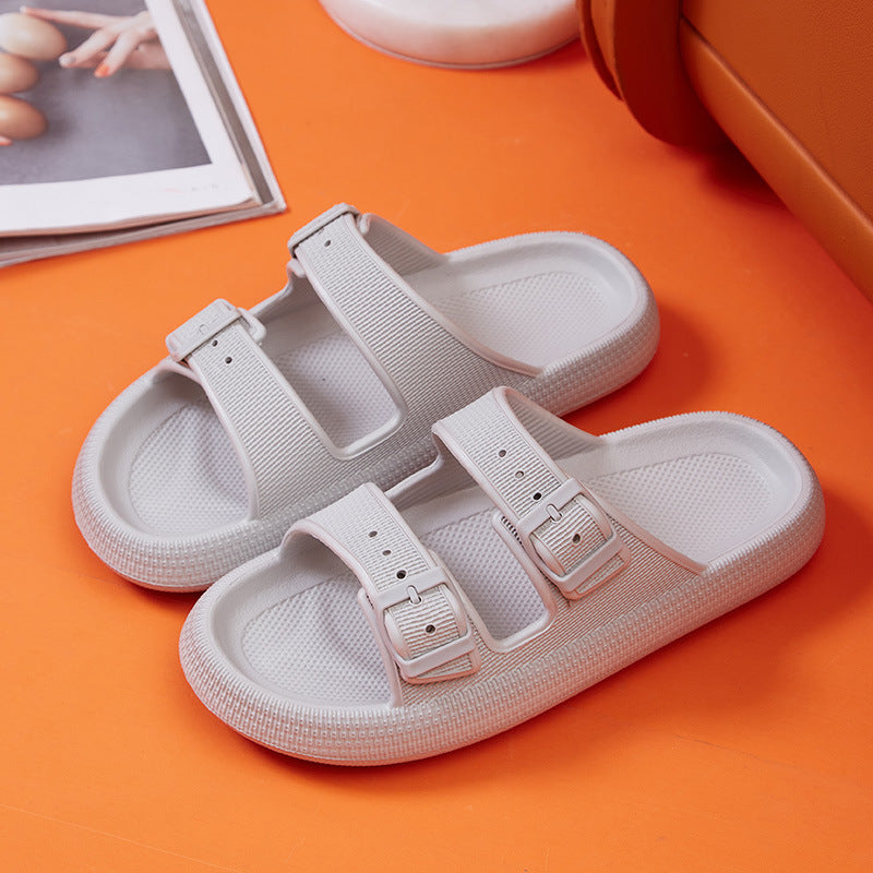 Platform Slippers Fashion Outdoor Wear Soft Bottom Sandals