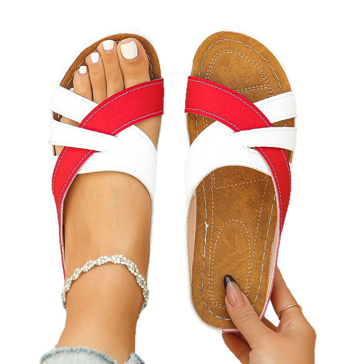 Women's Fashion Platform Wedge Slippers
