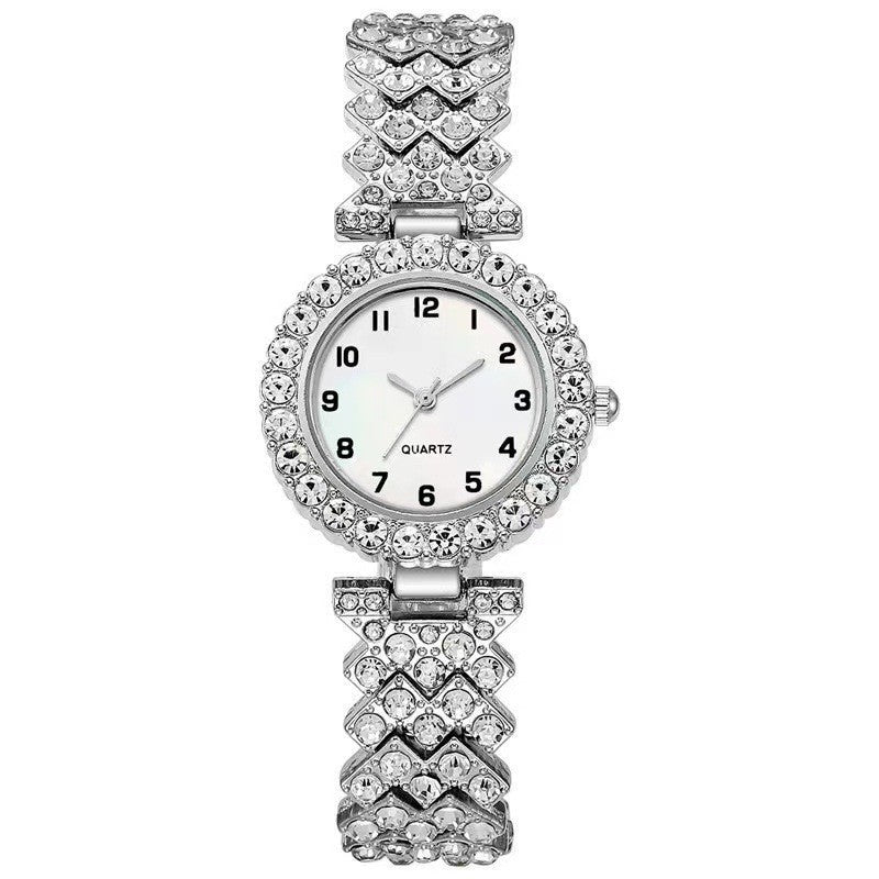 Quartz Wristwatch Alloy Bracelet For Ladies