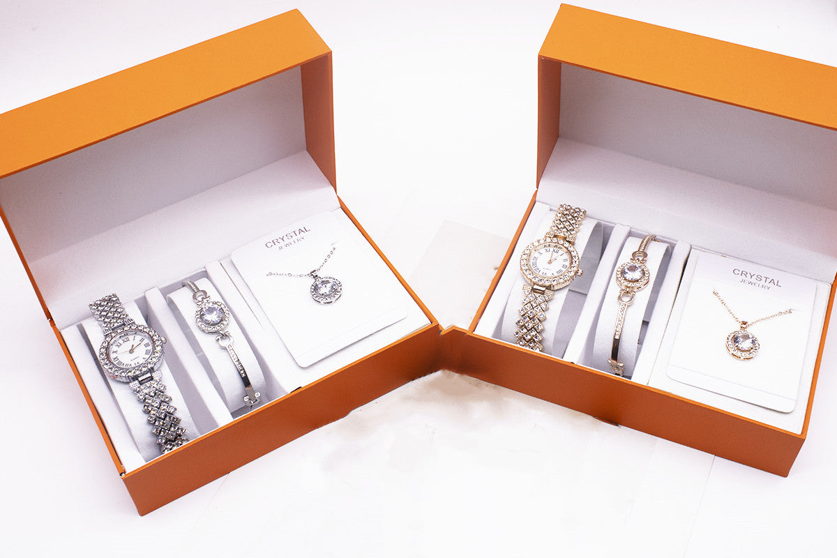 Watch Set With Bracelet And Necklace