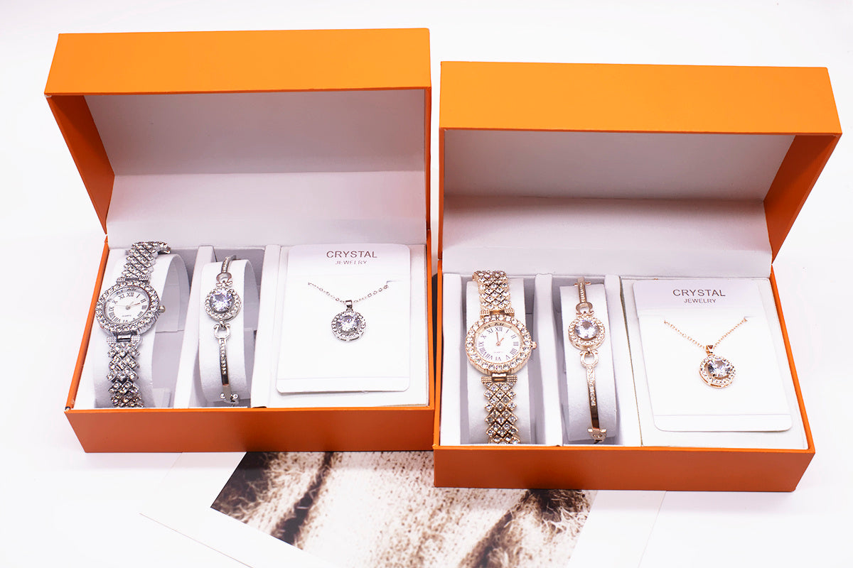 Watch Set With Bracelet And Necklace