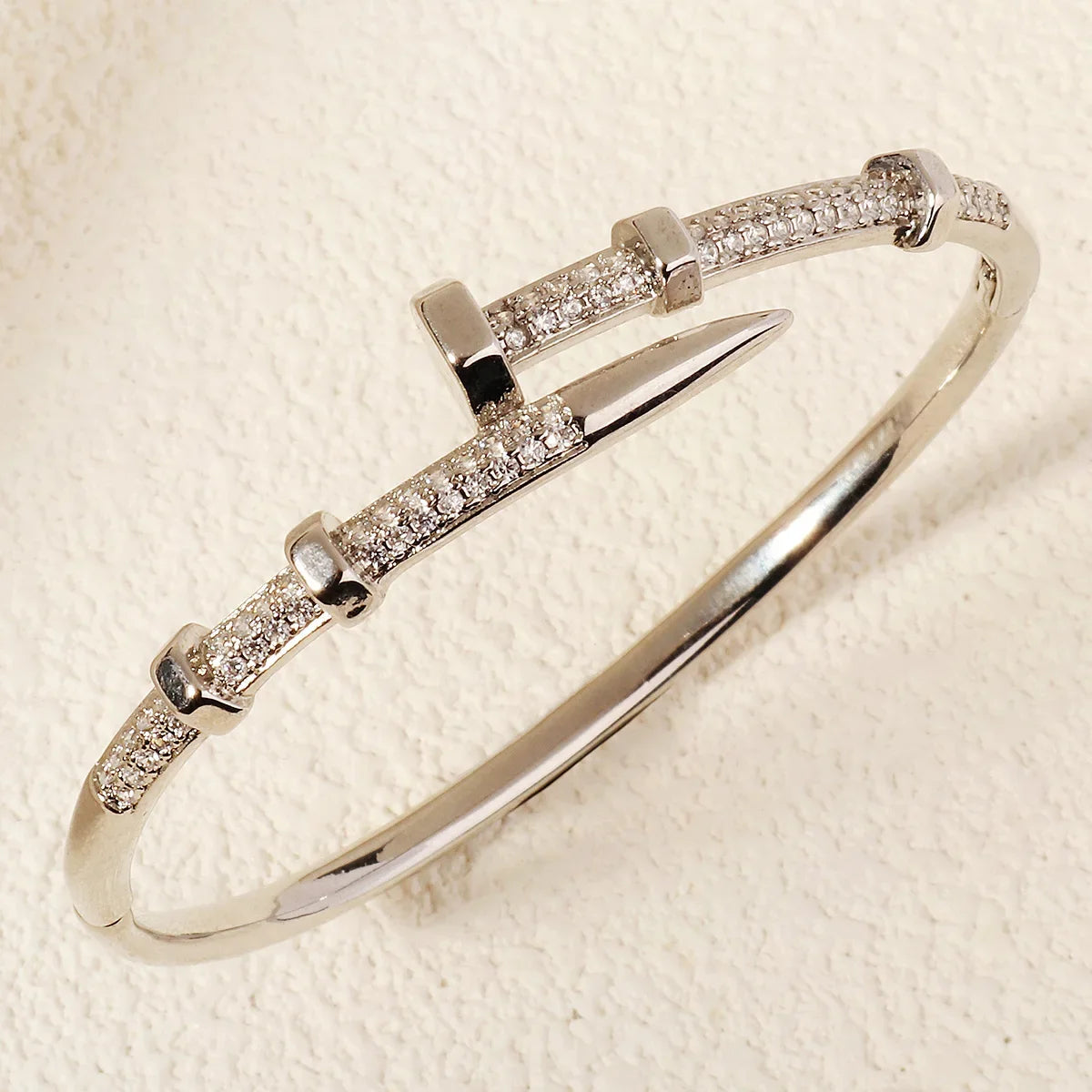 Trendy Bracelet Zircon Screw Bracelet For Women