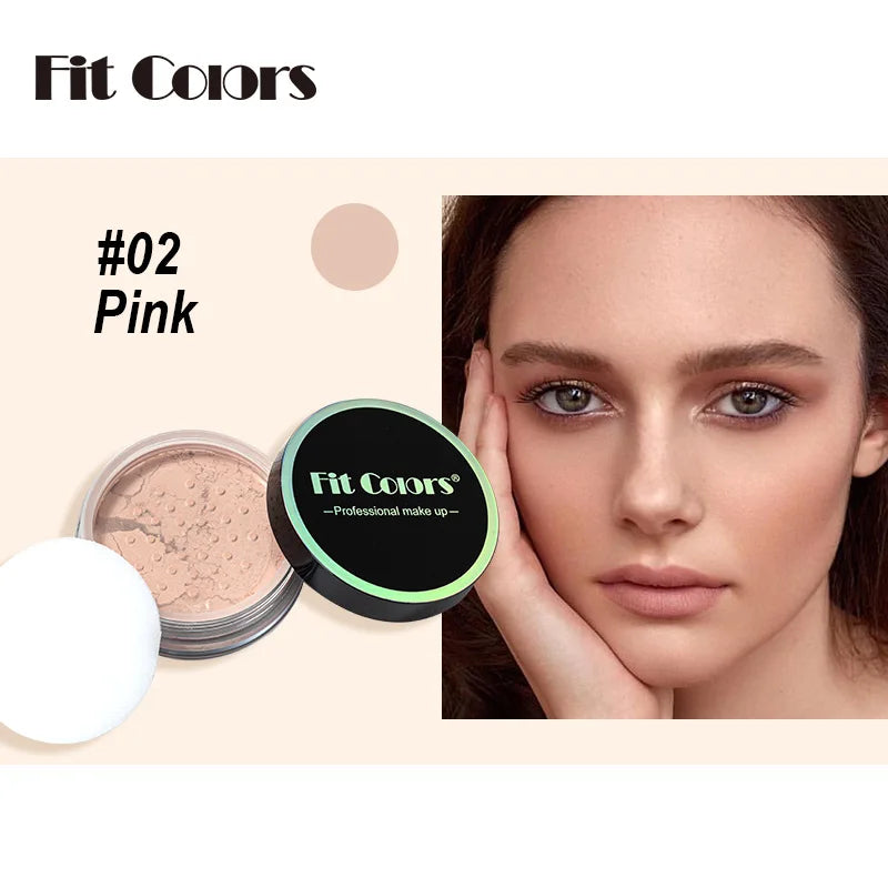 Fit Colors Concealer Smoothing Powder Wasserfester, schweißresistenter und ölbeständiger Make-up-Puder Setting Powder