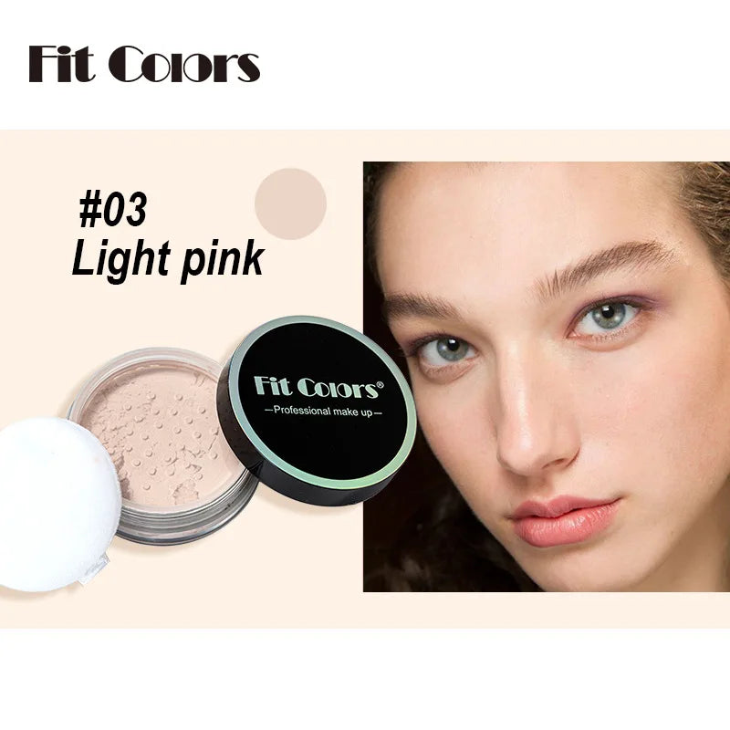 Fit Colors Concealer Smoothing Powder Wasserfester, schweißresistenter und ölbeständiger Make-up-Puder Setting Powder