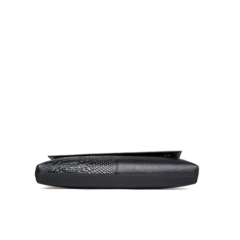 PU-Kunstleder Damen Schulter Umhängetasche Mode Lässig Abendessen Hochzeit Alligator Muster Klappe Handtasche und Geldbörse