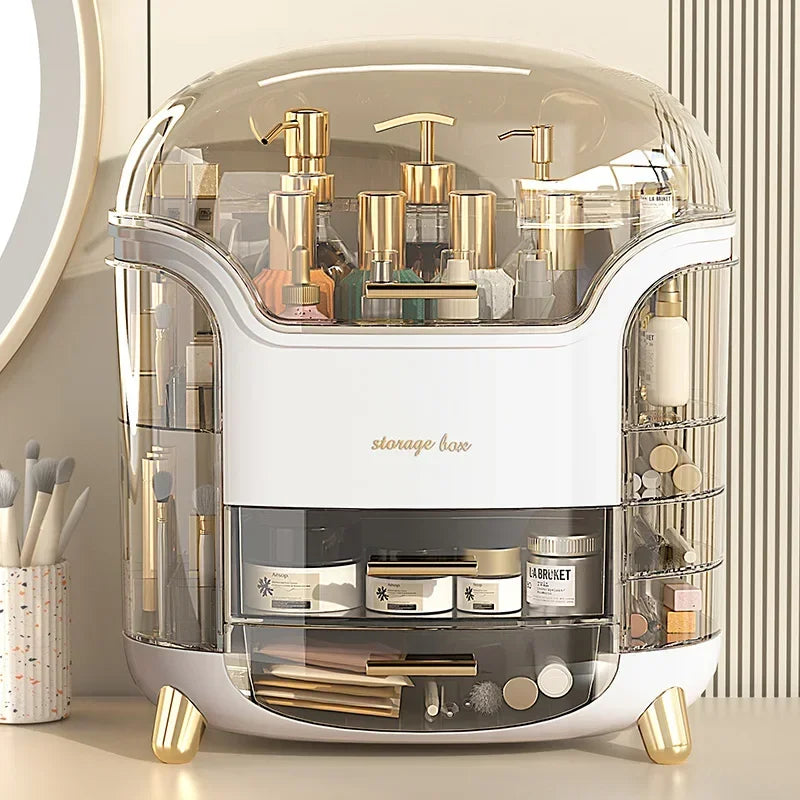 Luxury Cosmetics Storage Box Acrylic Dust-proof Makeup Storage
