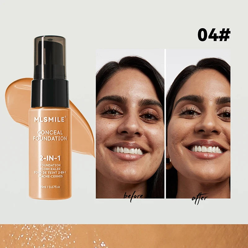 Gesichtsgrundierungscreme Oil-Control Matte BBCream Wasserdichter, dauerhafter Concealer Liquid Vollständige Abdeckung Matte Base Professionelles Make-up