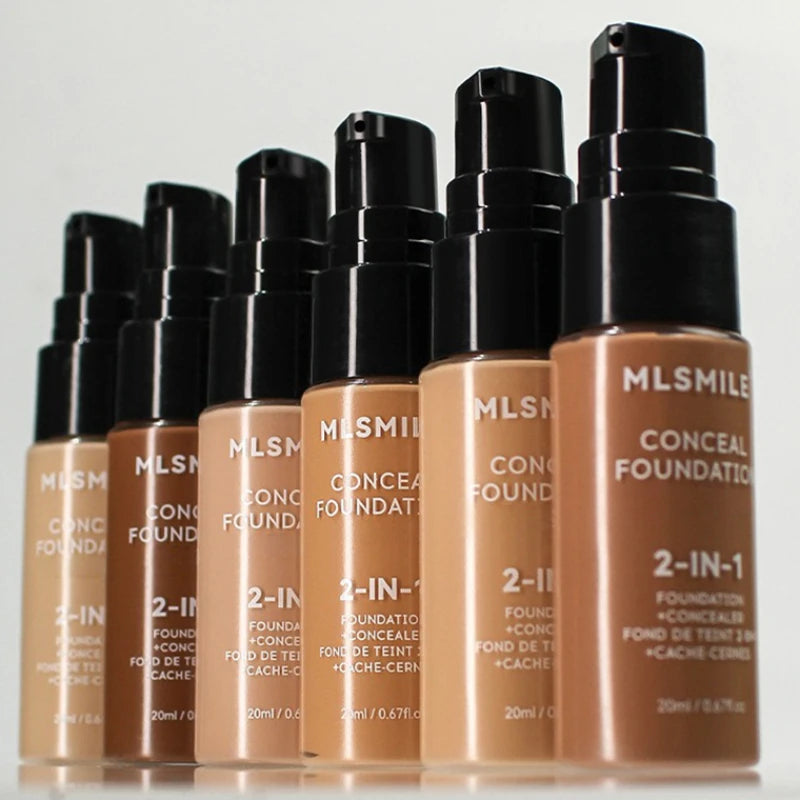 Gesichtsgrundierungscreme Oil-Control Matte BBCream Wasserdichter, dauerhafter Concealer Liquid Vollständige Abdeckung Matte Base Professionelles Make-up