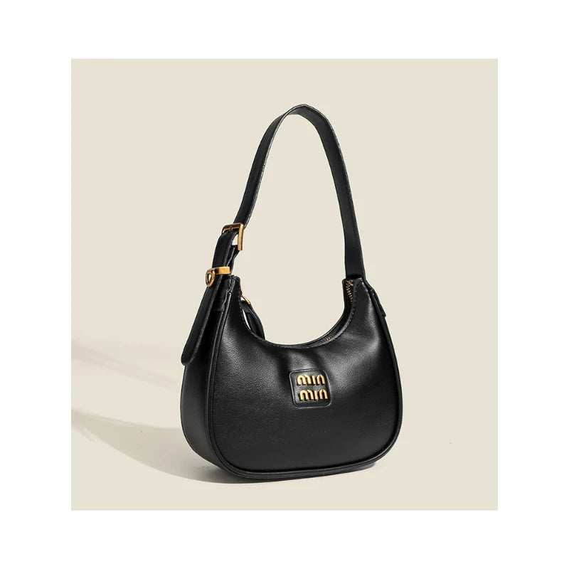 2024 stylish bag women's simple fashion dumpling bag high sense retro easy matching shoulder messenger bag