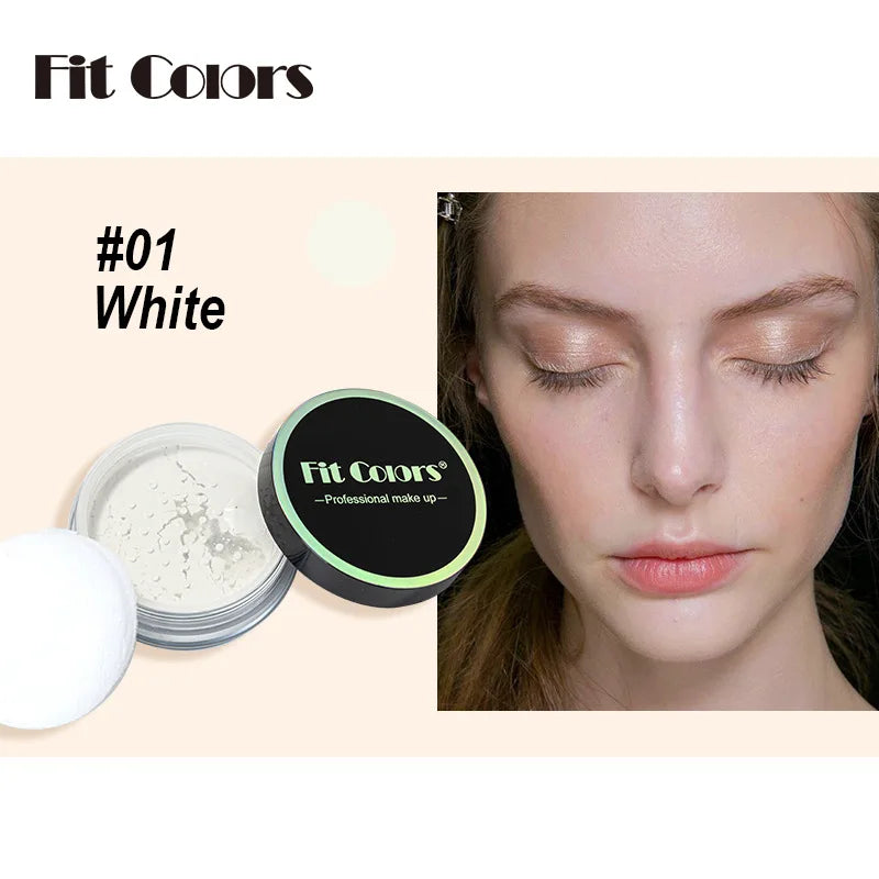 Fit Colors Concealer Smoothing Powder Wasserfester, schweißresistenter und ölbeständiger Make-up-Puder Setting Powder