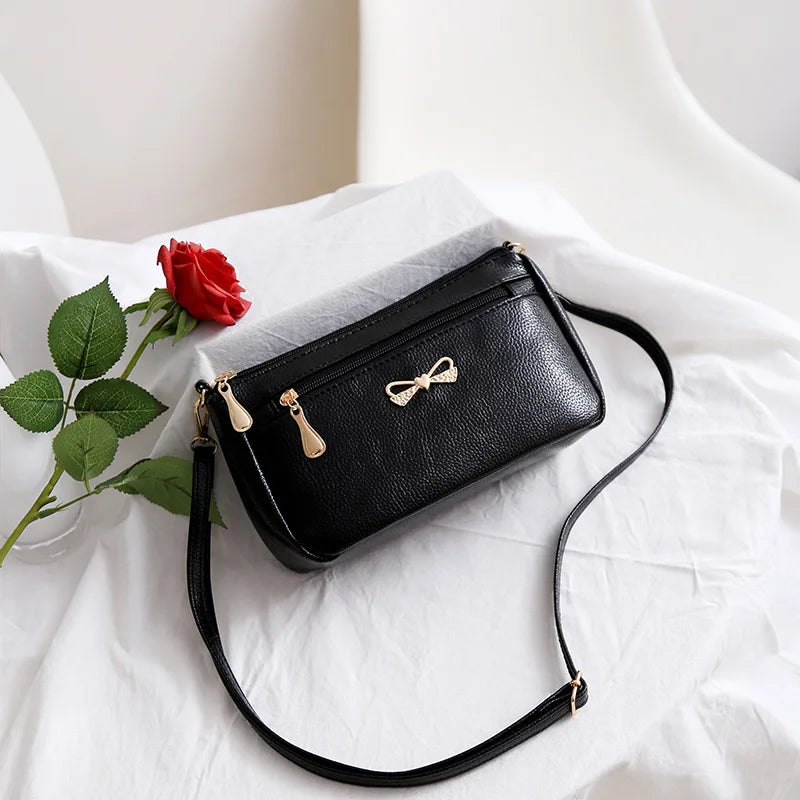 PU-Kunstleder Damen Schulter Umhängetasche Mode Lässig Abendessen Hochzeit Alligator Muster Klappe Handtasche und Geldbörse