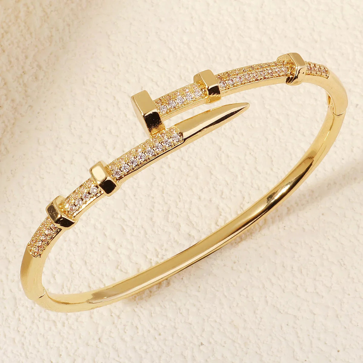 Trendy Bracelet Zircon Screw Bracelet For Women