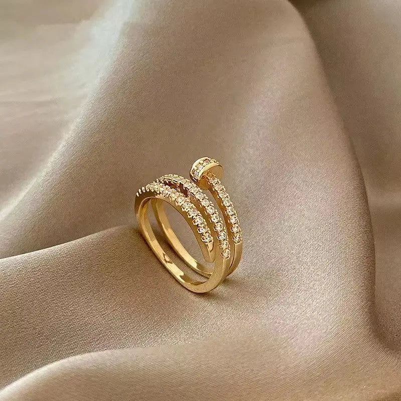 Ring - Copper With Zirconia