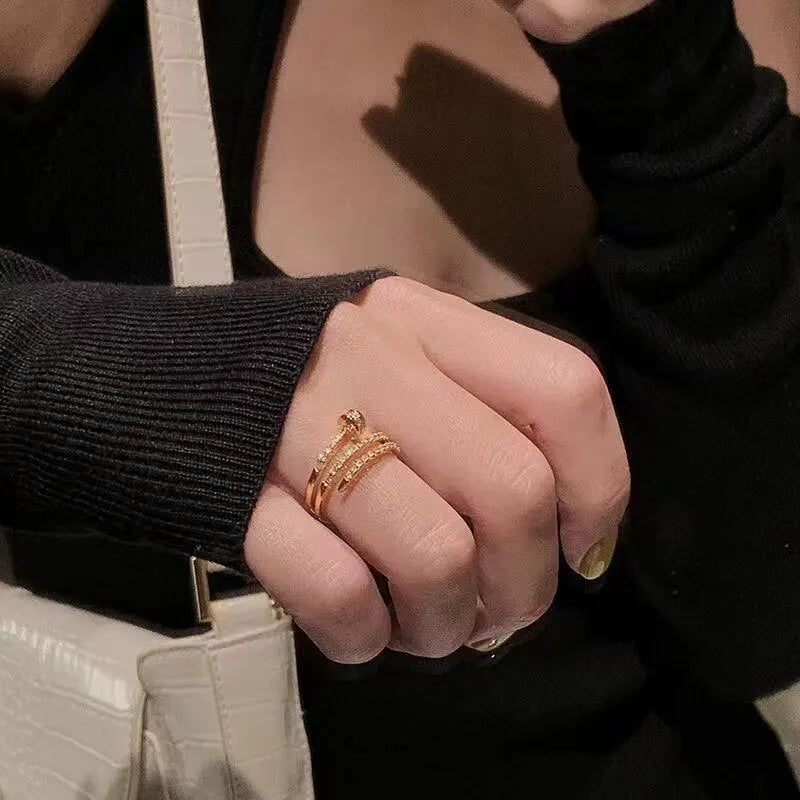 Ring - Copper With Zirconia