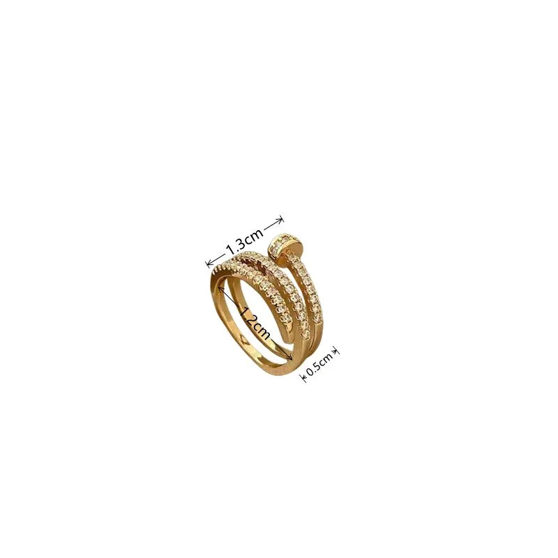 Ring - Copper With Zirconia