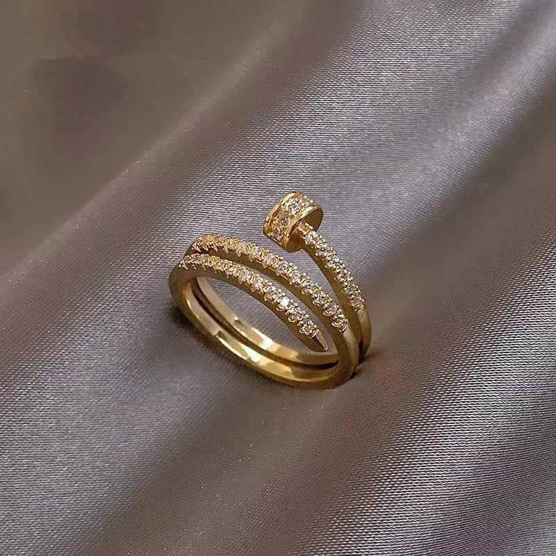 Ring - Copper With Zirconia