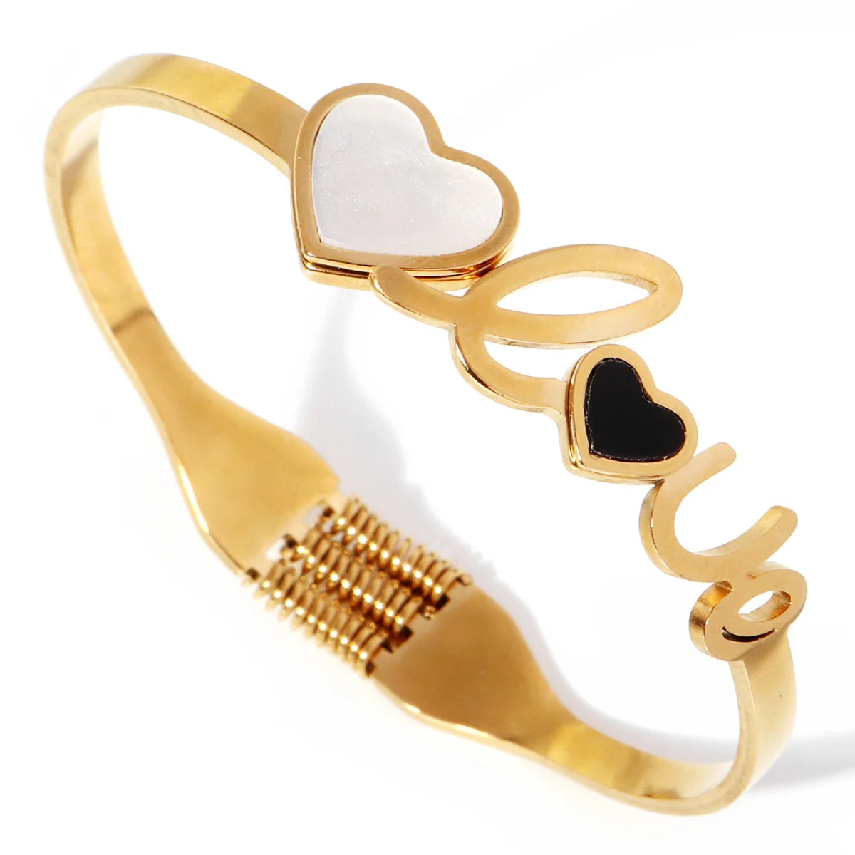 Kupfer mit Zirkonium Öffnung weiblich einfach trendiges Armband Damen Edelstahl Schmuck Luxus