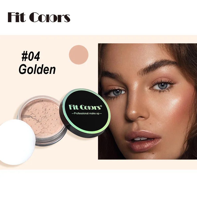 Fit Colors Concealer Smoothing Powder Wasserfester, schweißresistenter und ölbeständiger Make-up-Puder Setting Powder
