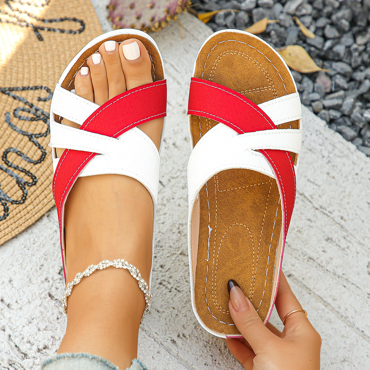 Women's Fashion Platform Wedge Slippers