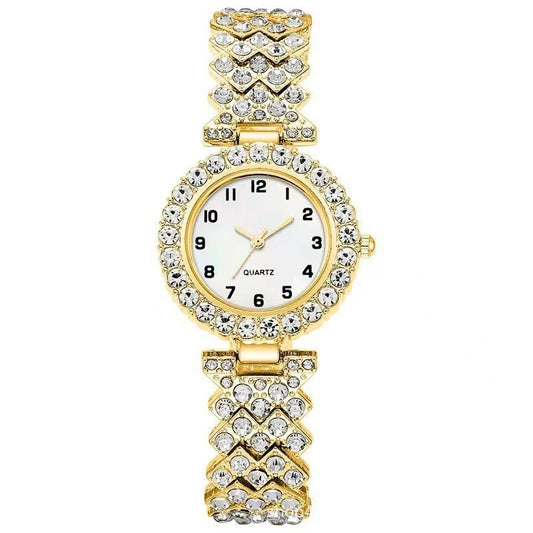 Quartz Wristwatch Alloy Bracelet For Ladies