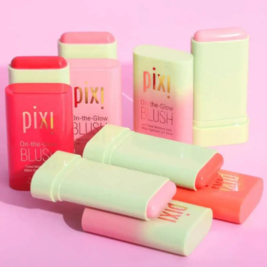 أحمر خدود Pixi Blush Stick 3 في 1 سهل التلوين، كريم خدود، عيون، شفاه، مقاوم للماء، مرطب، وجه، ظل، أحمر خدود