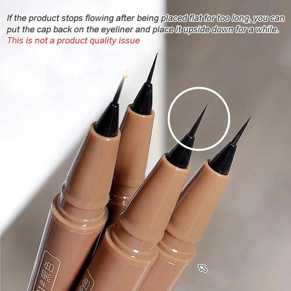Gege Bear Flüssiger Eyeliner-Stift, wasserfest, wischfest, schnelles und präzises Make-up, trocknet schnell und gleichmäßig
