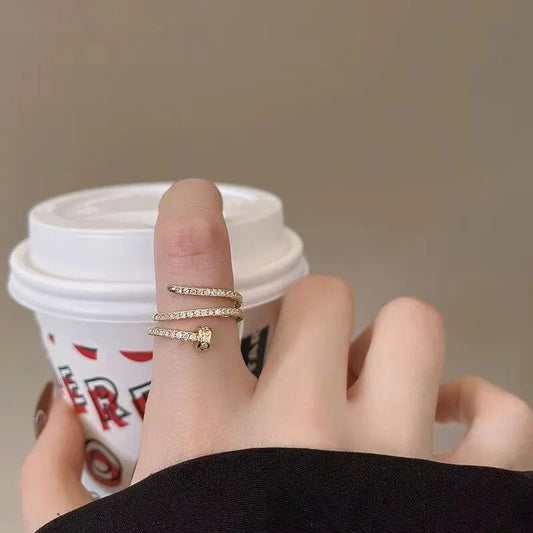 Ring - Copper With Zirconia