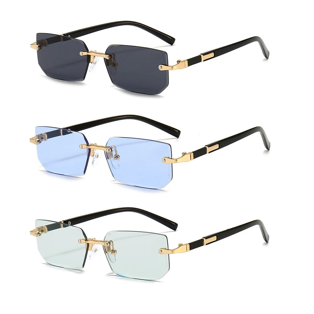 Small Square Sun Glasses Summer Traveling Oculos