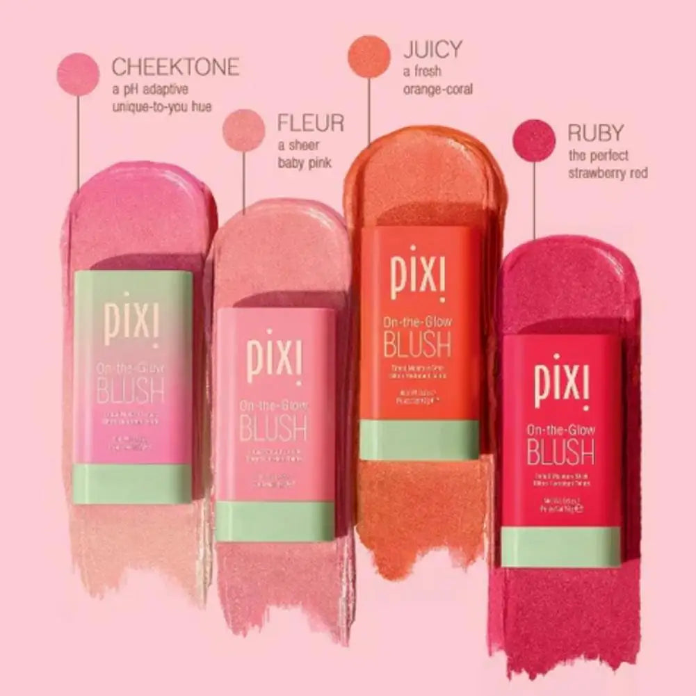 Pixi Rouge Stick 3 in 1 Easy Color Rouge Creme Wange Augen Lippe getönt Wasserfest Feuchtigkeitsspendend Gesichtskonturierung Schatten Rouge
