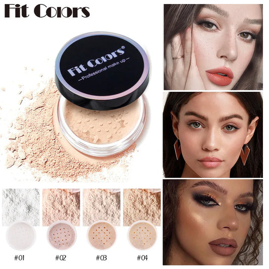 Fit Colors Concealer Smoothing Powder Wasserfester, schweißresistenter und ölbeständiger Make-up-Puder Setting Powder