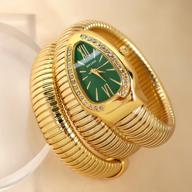 Hochwertige Luxus Frauen Quarzuhr Armband Edelstahl Armbanduhr Mode Gold Damen Uhren Uhr Relógio Feminino