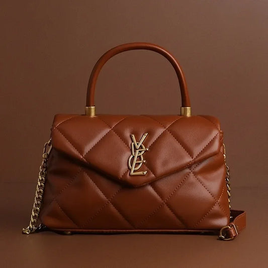 Modische High-End-Feeltweed-Styleargyll-Handtasche, vielseitige Umhängetasche mit Kettenriemen für Damen, neu, Sommer 2024