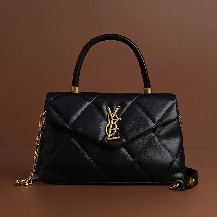 Modische High-End-Feeltweed-Styleargyll-Handtasche, vielseitige Umhängetasche mit Kettenriemen für Damen, neu, Sommer 2024