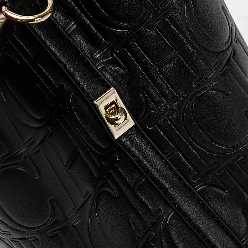 CHCH Damen-Einkaufstasche, neue, geprägte Handtasche aus Stahl mit Duttmotiv für Mütter