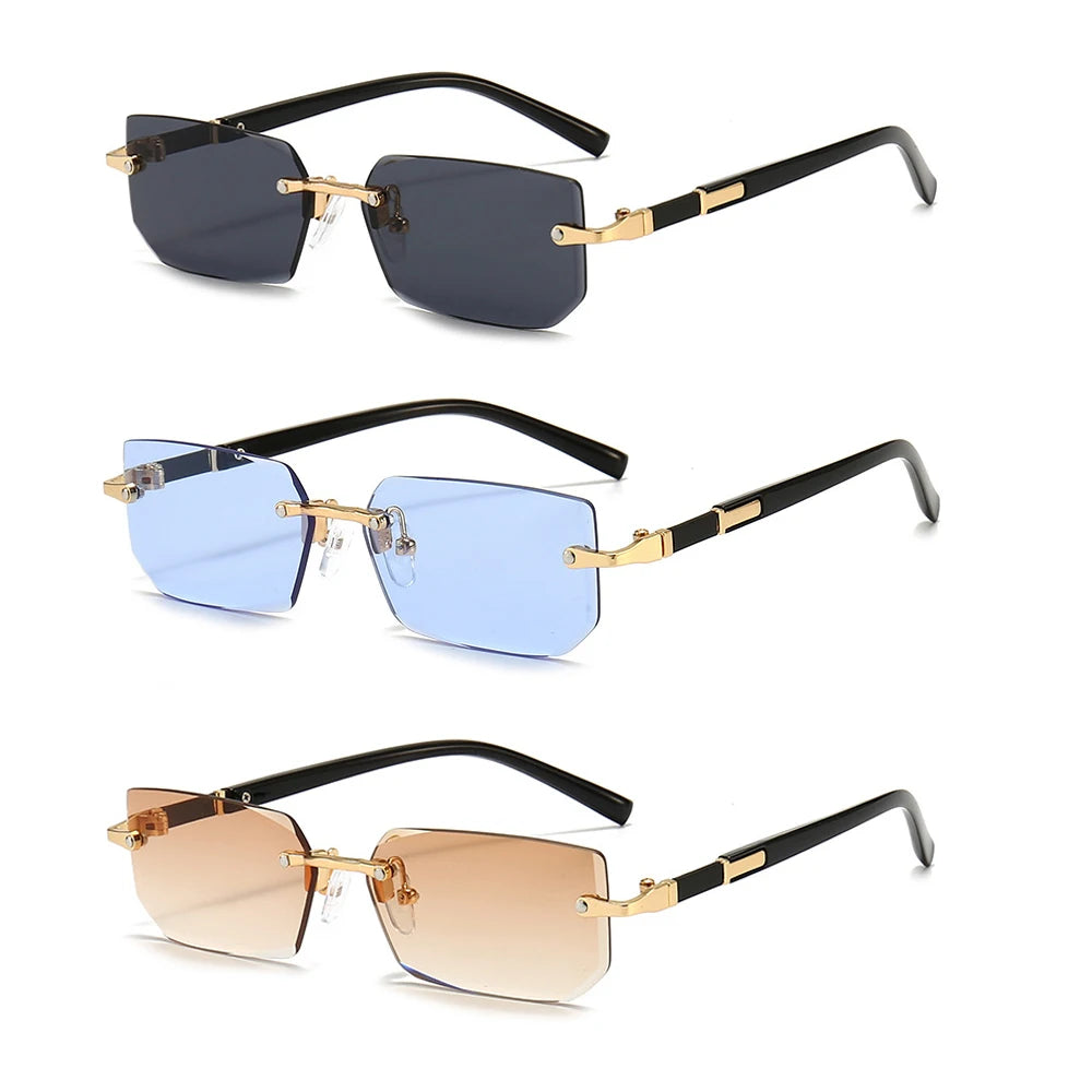 Small Square Sun Glasses Summer Traveling Oculos