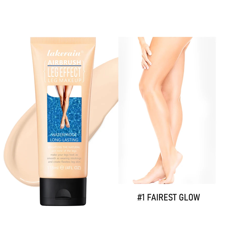Make-up-Lotion für die Beine, ebenmäßiger Hautton, Körpergrundierung, wasserfeste, lang anhaltende Bräunungscreme für den Körper, mittleres Bronze-Make-up für die Beine