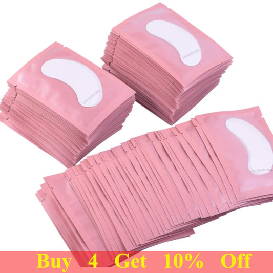 100 pairs of eye patches, eyelash extensions,s under eyelashes