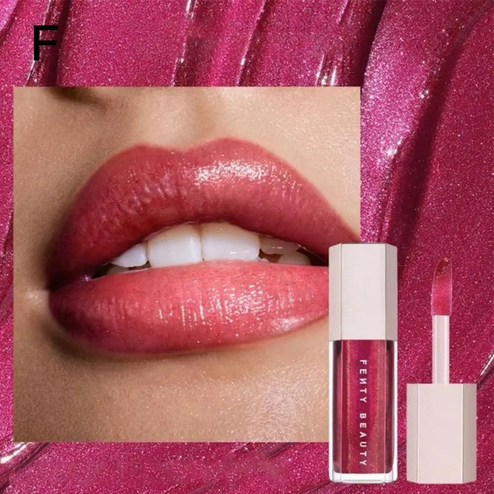 Fenty Beauty Streamer Mirror Lipgloss Hochglänzender, diamantschimmernder Lippenstift Wasserfest Sexy Plump Moisturizing Lip Glaze