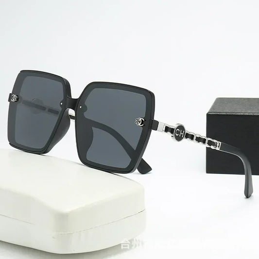 2024 New Luxury Polarized Sunglasses Women Fashion Square Retro Sun Glasses Ladies Oversized Gradient Eyewear UV400 Gafas De Sol