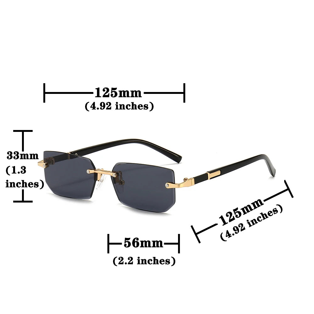 Small Square Sun Glasses Summer Traveling Oculos