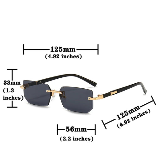 Small Square Sun Glasses Summer Traveling Oculos