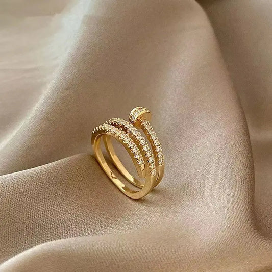 Ring - Copper With Zirconia