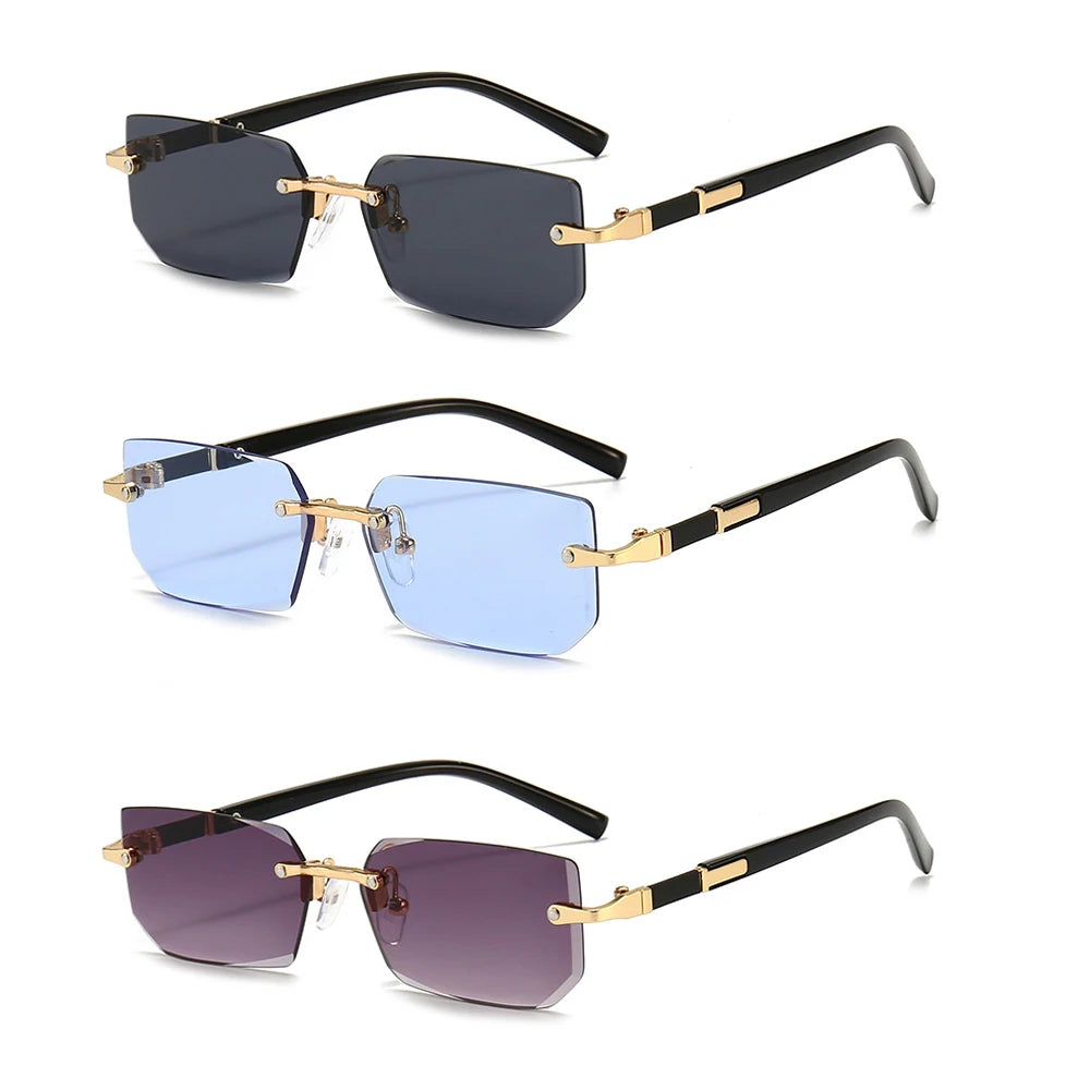 Small Square Sun Glasses Summer Traveling Oculos