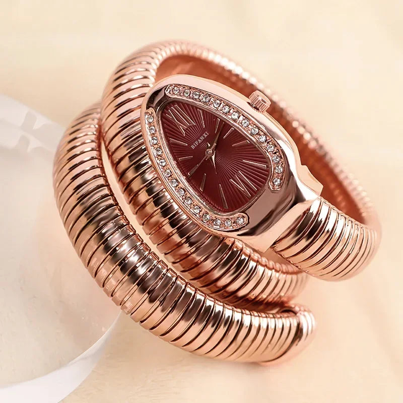 Hochwertige Luxus Frauen Quarzuhr Armband Edelstahl Armbanduhr Mode Gold Damen Uhren Uhr Relógio Feminino