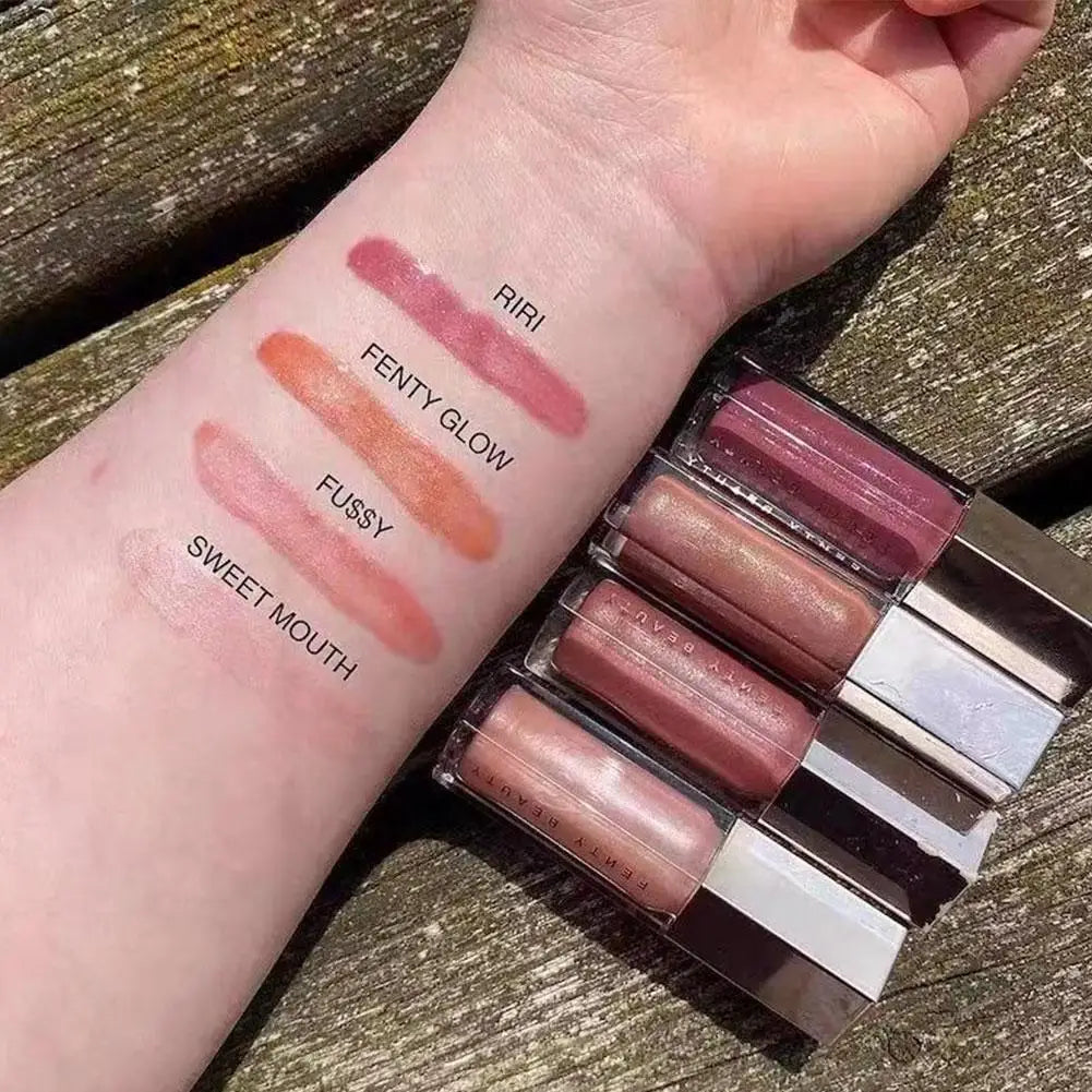 Fenty Beauty Streamer Mirror Lipgloss Hochglänzender, diamantschimmernder Lippenstift Wasserfest Sexy Plump Moisturizing Lip Glaze