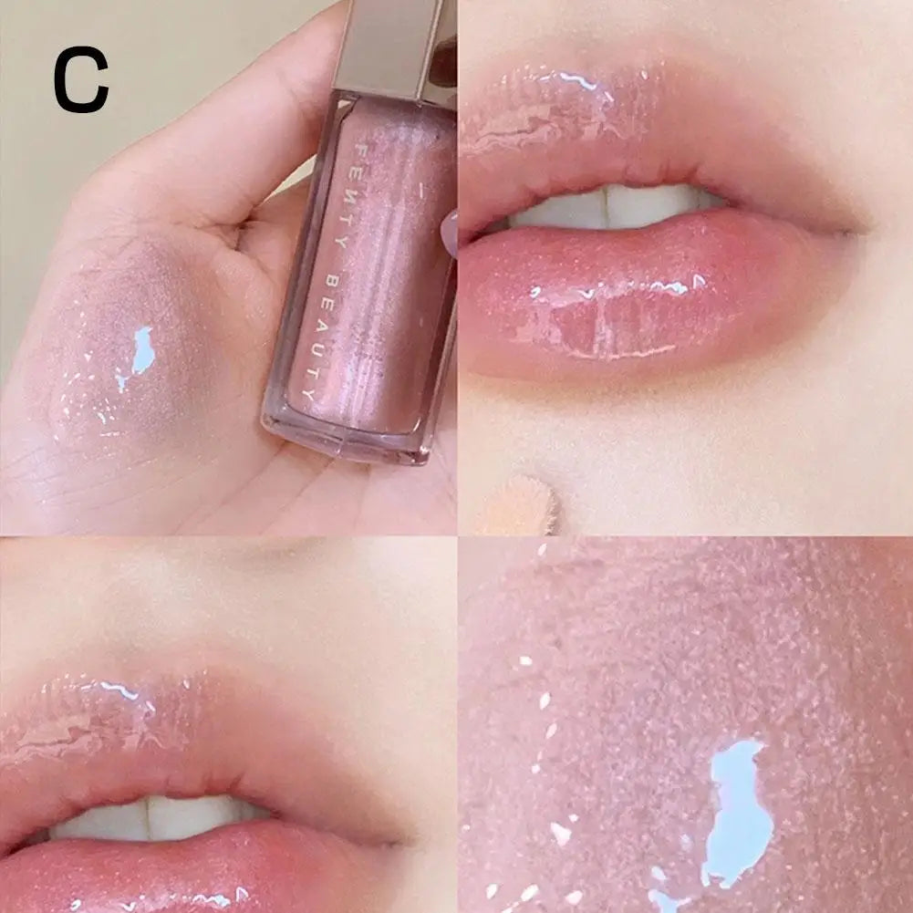Fenty Beauty Streamer Mirror Lipgloss Hochglänzender, diamantschimmernder Lippenstift Wasserfest Sexy Plump Moisturizing Lip Glaze