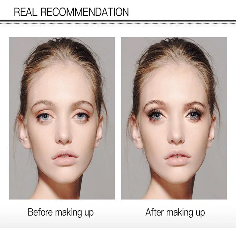 Schwarze Wimperntusche für gewellte Wimpern, verlängert die Wimpern, extra Volumen, langanhaltend, wasserfest, natürlich, schnell trocknend, Wimpern für Frauen