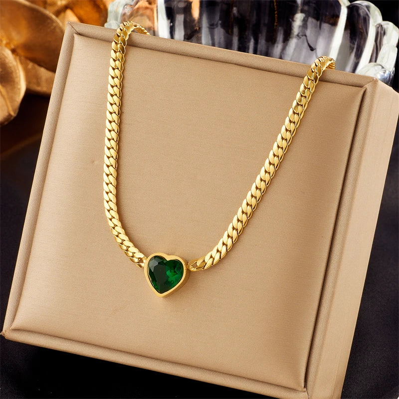 DIEYURO 316L Edelstahl Schmetterling Mond Schloss Blau Augen Anhänger Halskette Für Frauen Neue Multilayer Halsband Kette Schmuck Geschenke