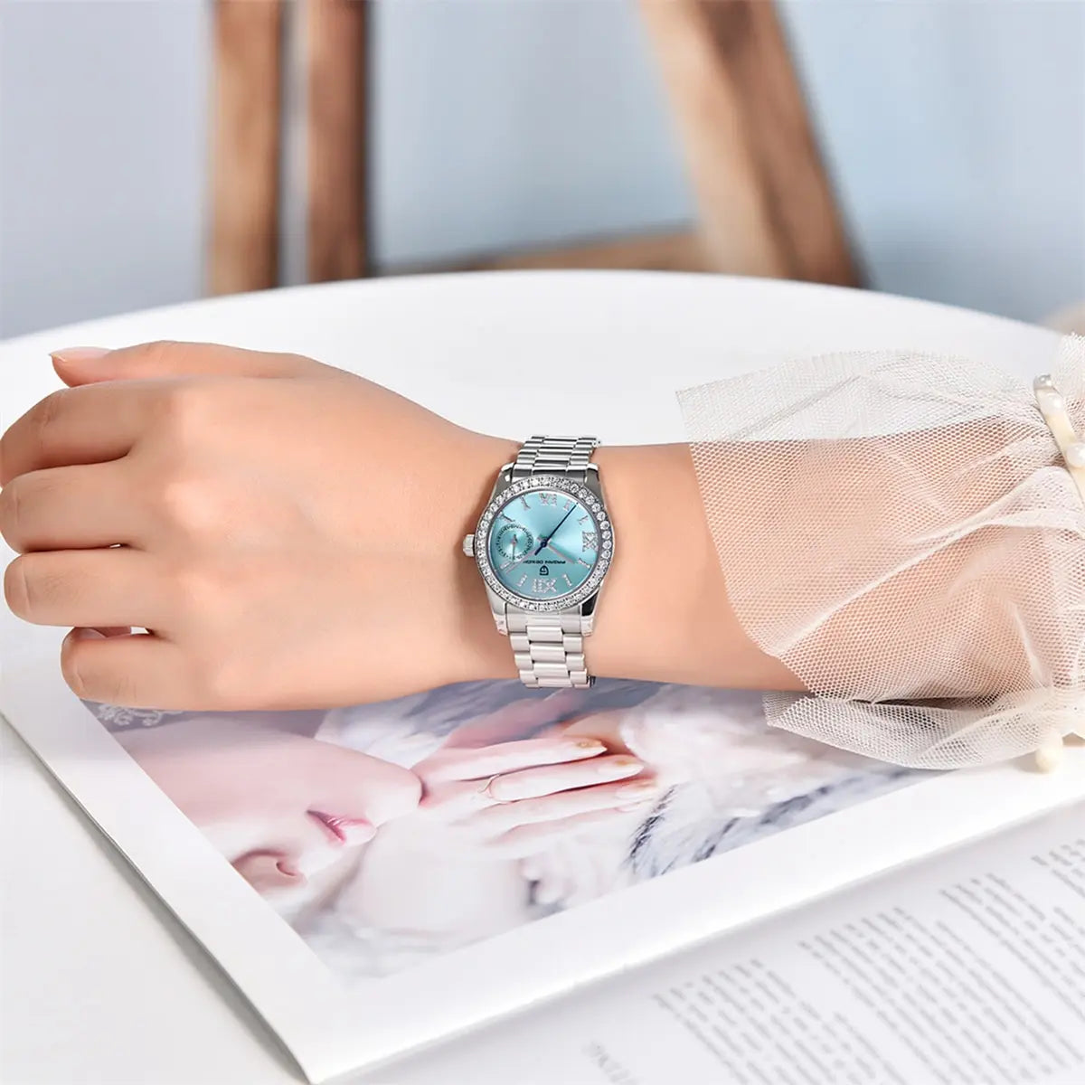 PAGANI DESIGN 2024 Neue 32MM frauen Armbanduhr Elegante Luxus Quarzuhr Für Frauen Mode Wasserdichte Uhren Saphir Uhr